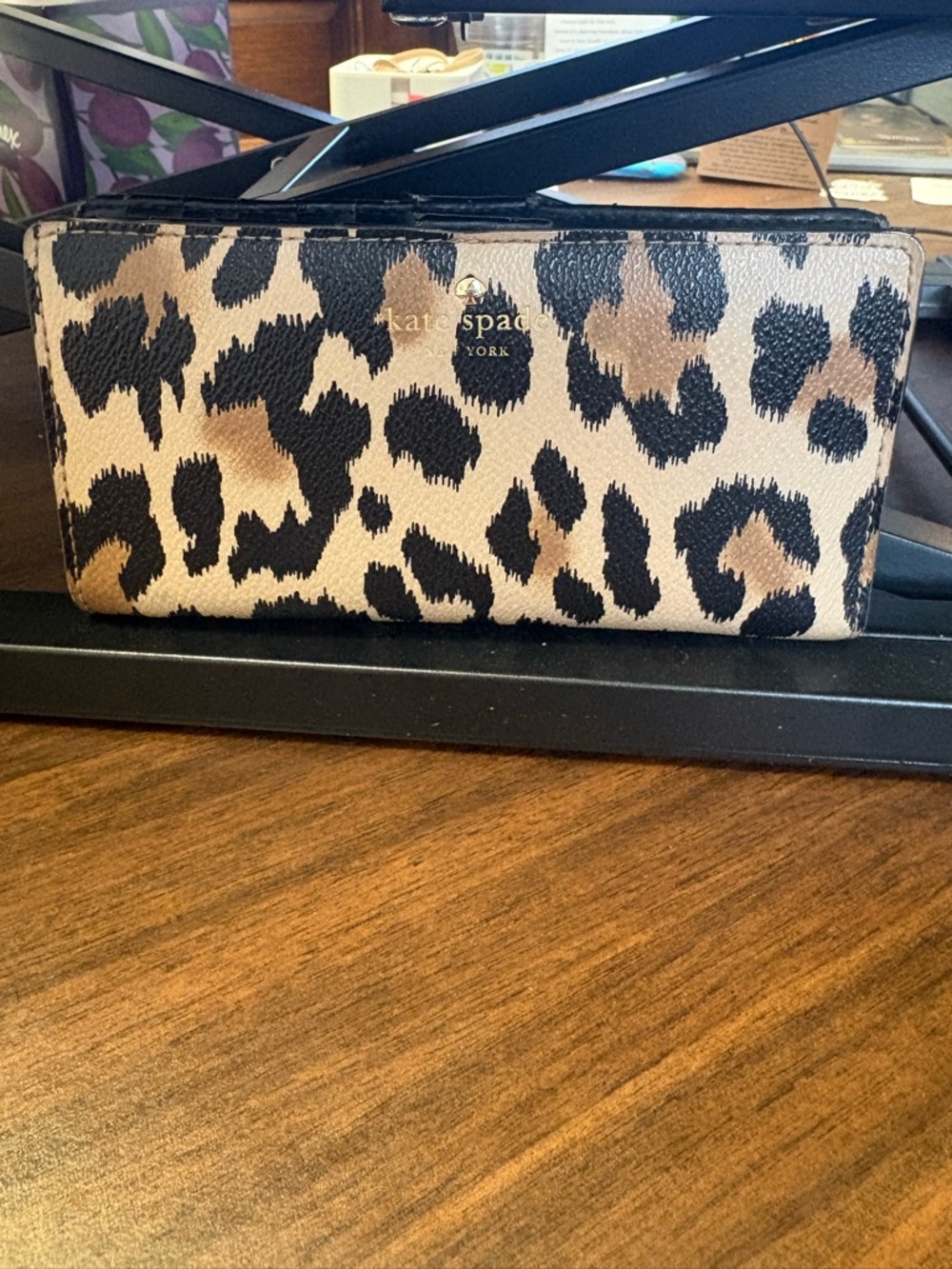 Kate Spade Leopard Print Wallet